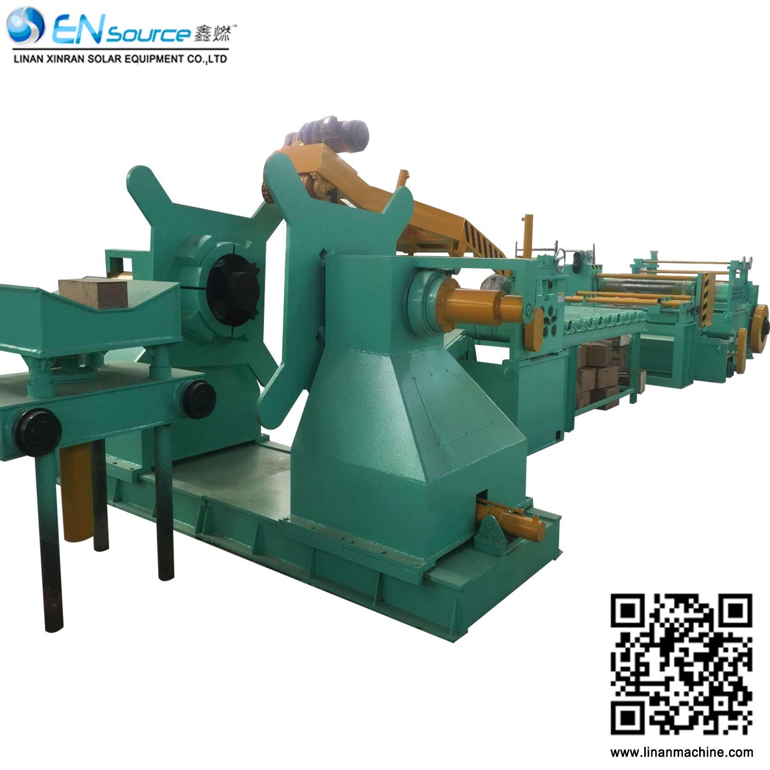 China 0.3-1.2mm Steel Metal Sheet Straightening Cutting Machine Line