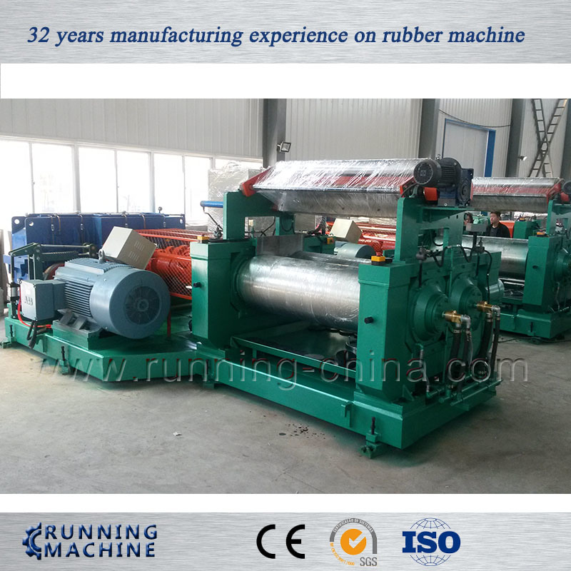 China 22*60 Inch Mixing Mill with Rolling Bearings