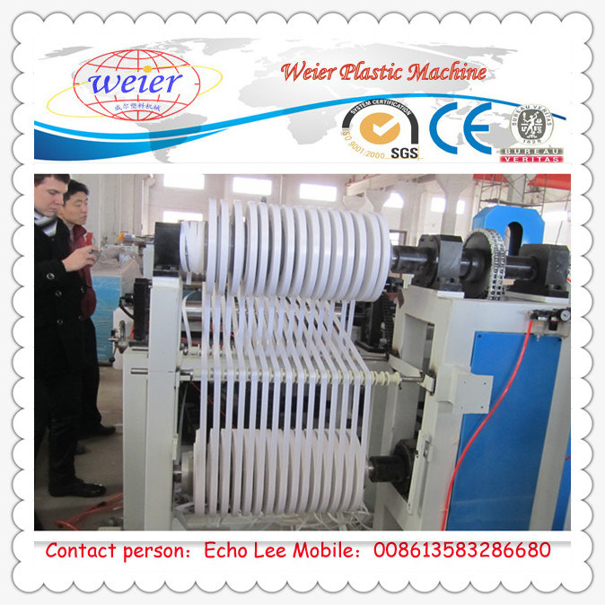 China 600mm PVC Edge Band Sheet Extrusion Line with Slitting System