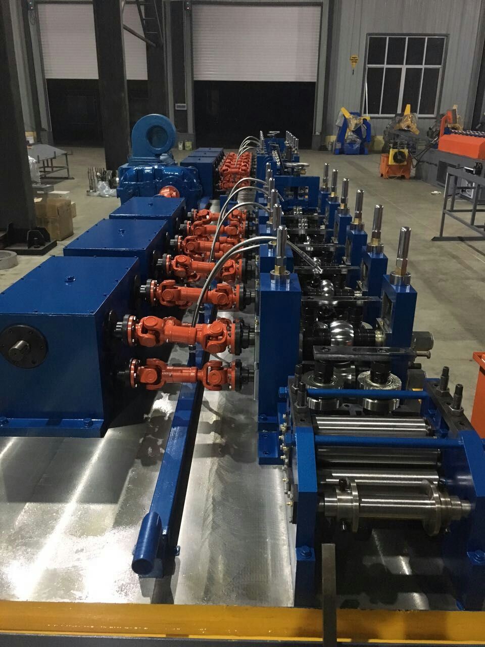 China Auto Steel Welded Pipe Production Line
