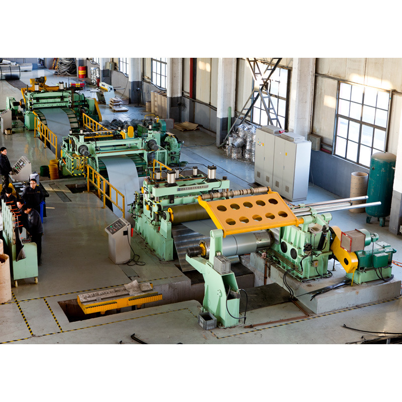 China Automatic Full Set Steel Coil Slitting Machine Line