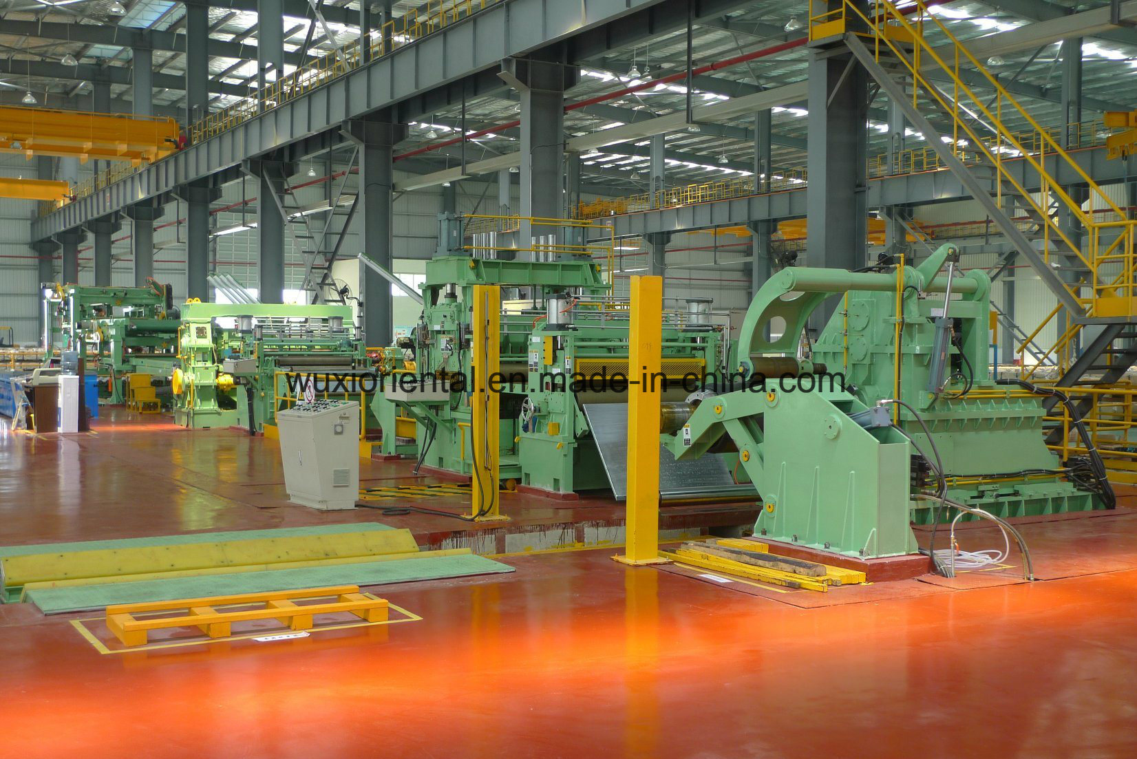 China Automatic High-Speed Continual Cut to Length Machine Line Steel Punching Line