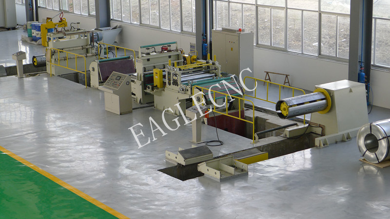 China Automatic Steel Coil Slitting & Cut to Length Combined Line 2 Lines Into 1 Line