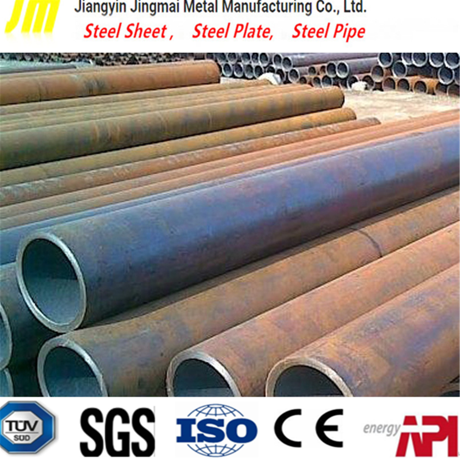 China Circular Steel Tube/Welded Pipe/Hollow Section Pipe