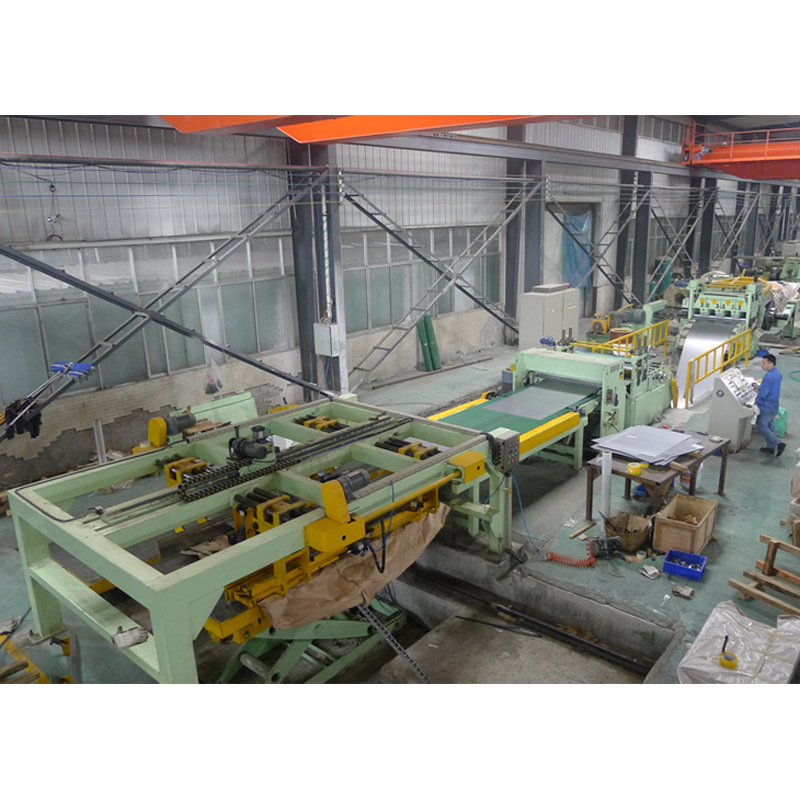 China Coid/Hot Rolled Stainless Galvanized Colored Prepainted Steel Coil Cut to Length Line Machine