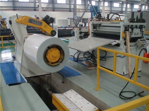 China Decoiling Cutting with Straightening Line Ehcl-2X1600