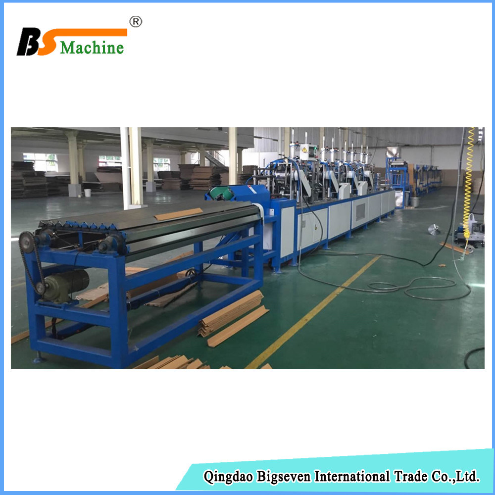 China Edge Board Corner Protective Paper Board Making Machine Line