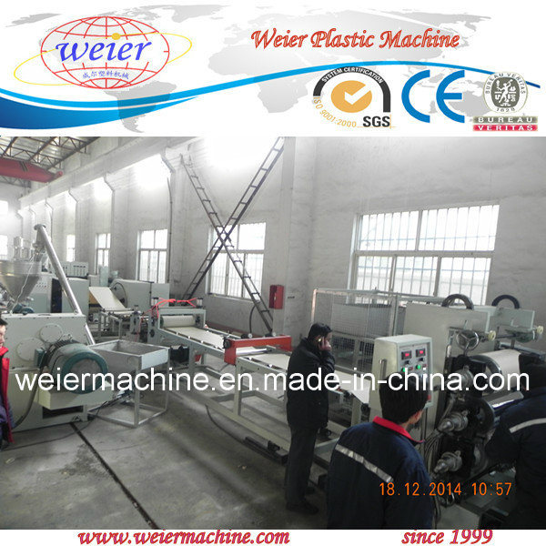 China Furniture Edge Banding PVC Sheet Production Line 250kg/H