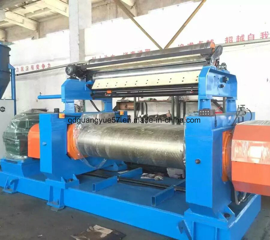 China Hardened Gearbox Two-Roll Open Mixing Mill for Mixing Rubber