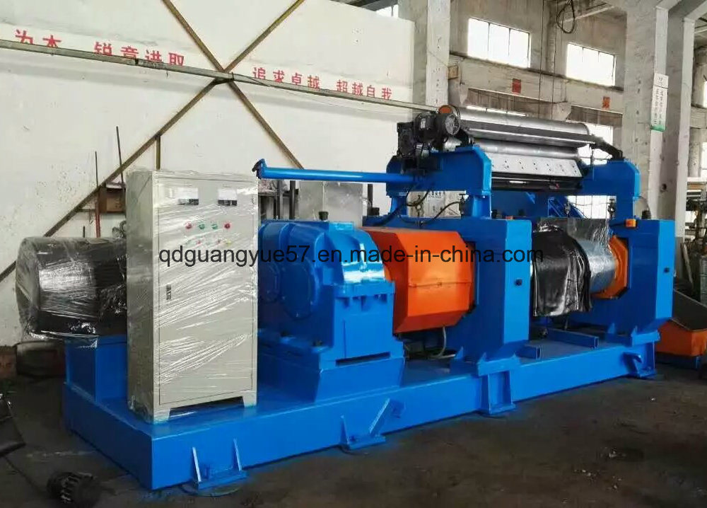 China Hardened Gearbox Two-Roll Open Mixing Mill with ISO