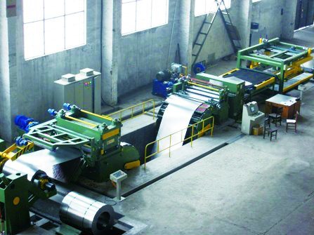 China Jinan Huafei Steel Coil Slitting Line