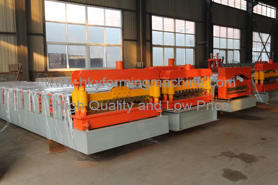 China Metal Corrugated Roof Roll Forming Machine Line