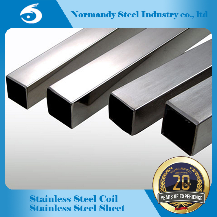 China Mill Supply 304 Welded Stainless Steel Square Pipe