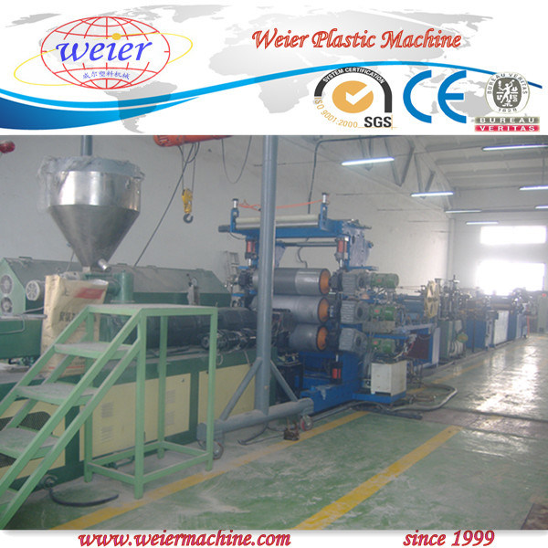 China PVC Sheet Production Line for Furniture Edge Banding 600mm Width