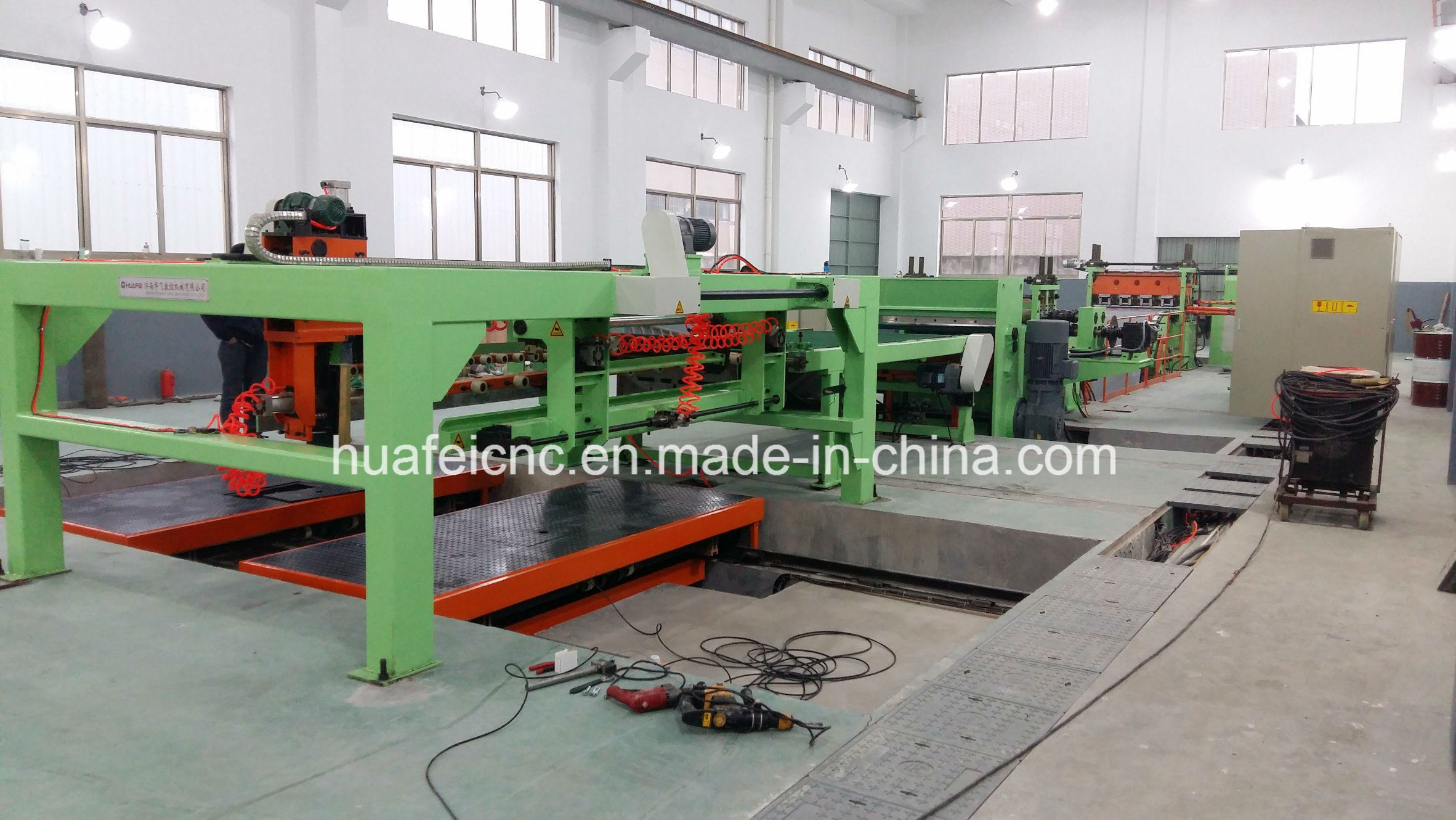 China Rotary Shear Cut to Length Machine Line for Metal Coil