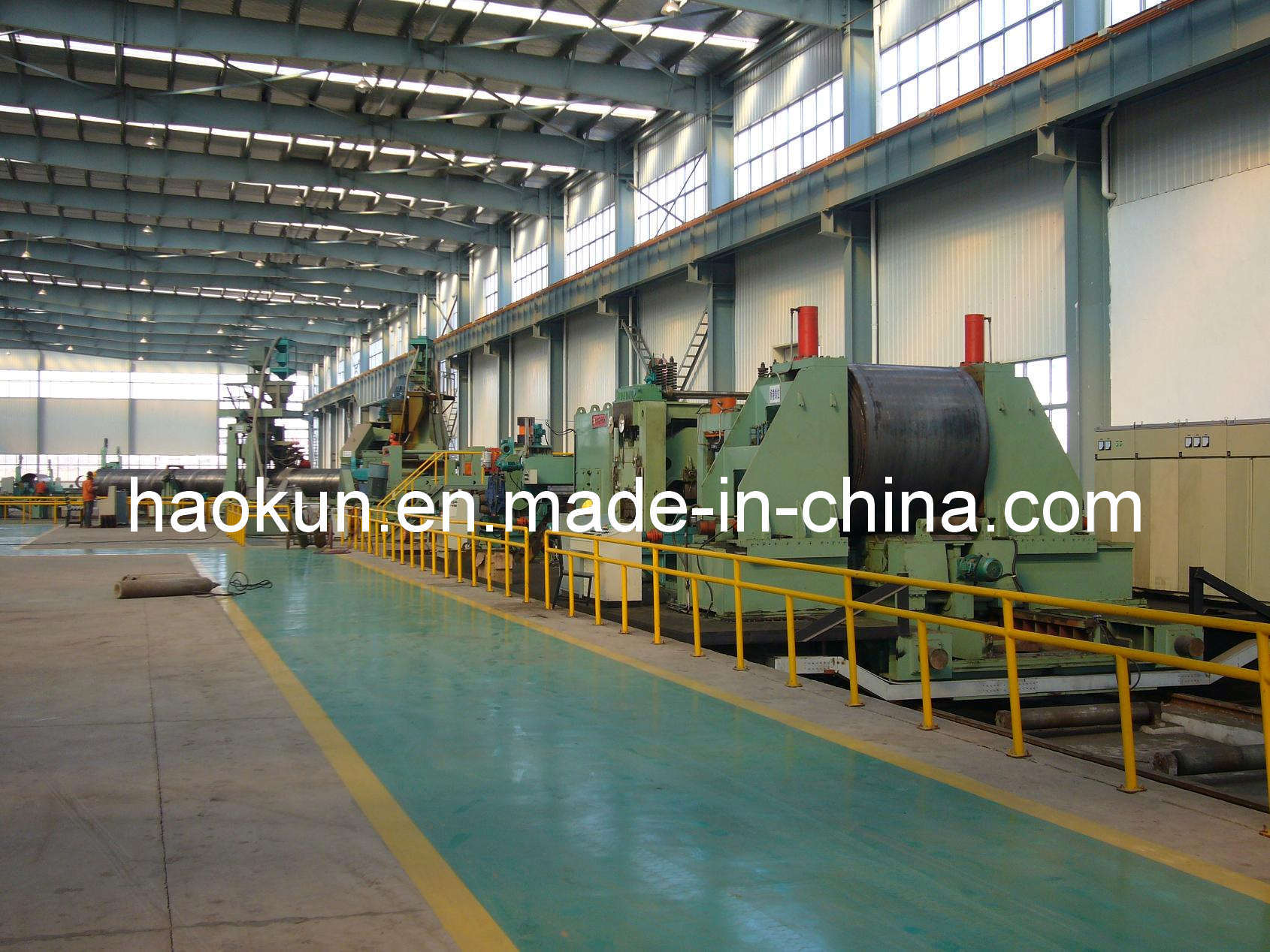 China SSAW Pipe Production Line Spiral Pipe Machine