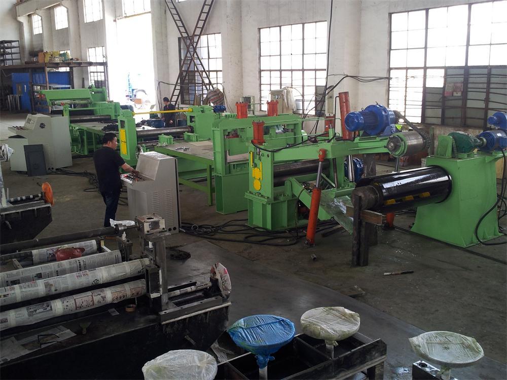 China Sh0.3-3X1250mm Simple Hydraulic Slitting Line