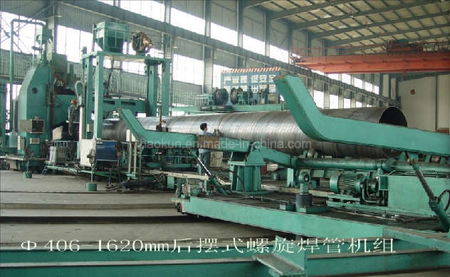 China Spiral Pipe Making Machine D406-1620mm