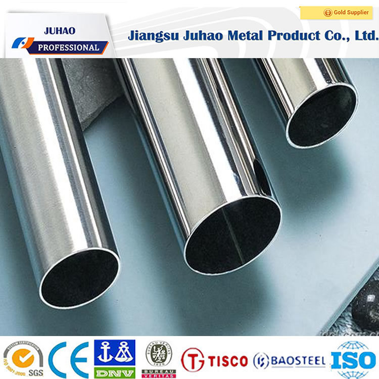 China Stainless Steel Seamless Welded Round Pipe 201 202 301 304