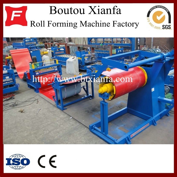 China Steel Coil Slitting Cutting Recoiling Machine Line