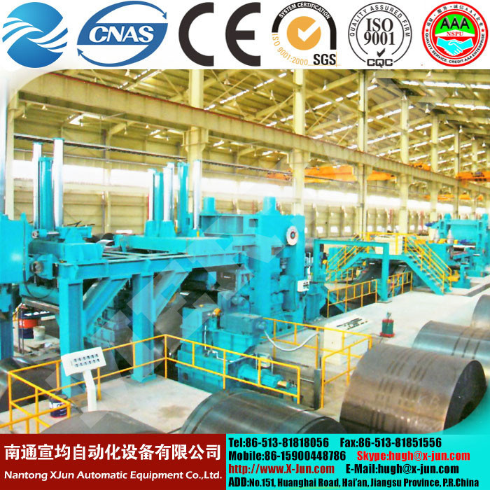 China Steel Coil Straightening and Leveling Cut to Length Line Tq44k