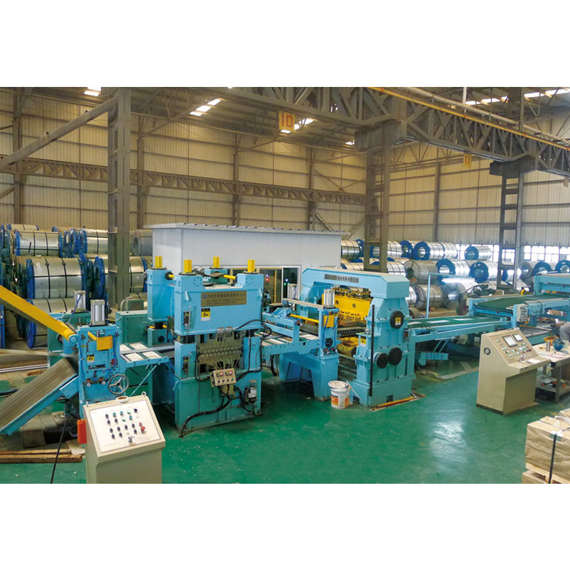 China Top Manufacturer of Rotary Shear Cut to Length Machine Line with Two Stacking