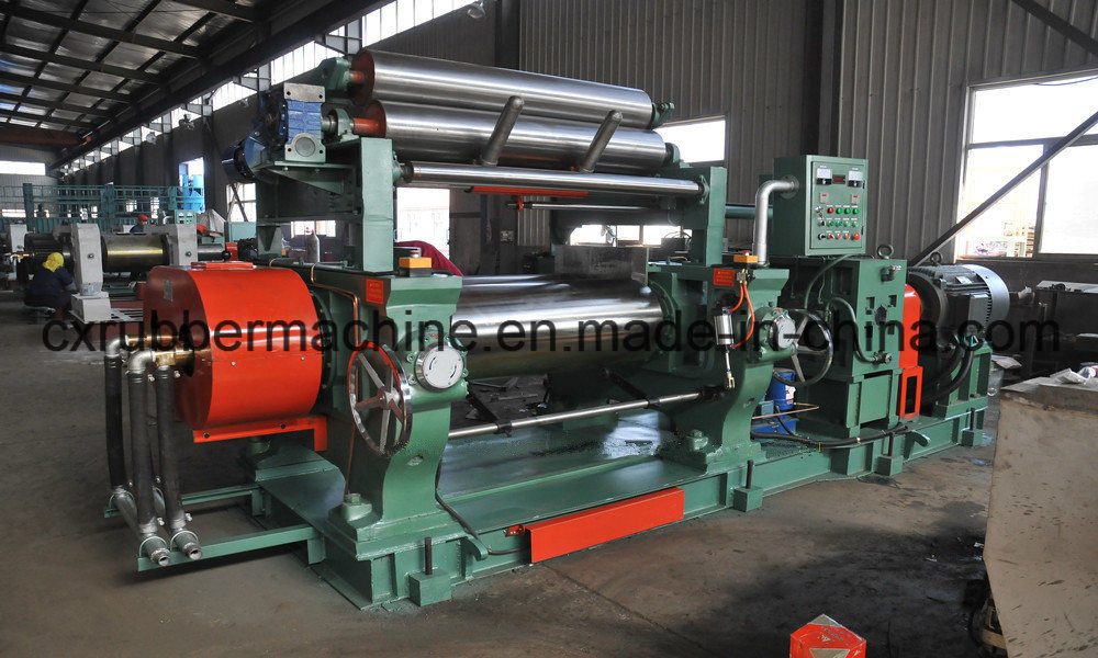 China Two Roll Mill/Rubber Mixing Machine/Two Roll Rubber Open Mixing Mill