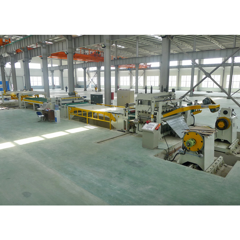 China Uncoiling Leveling Shearing Stacking Line Ecl-2X1300