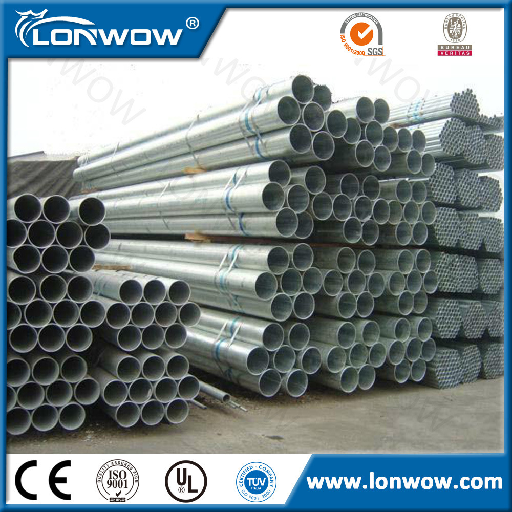 China Welded ERW Black Steel Pipe with Good Service