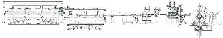  Automatic High-Speed Continual Cut to Length Machine Line Steel Punching Line 