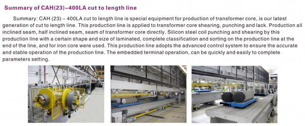  Automatic Stacking Cut to Length Line 