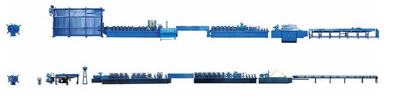  Auto Steel Welded Pipe Production Line 