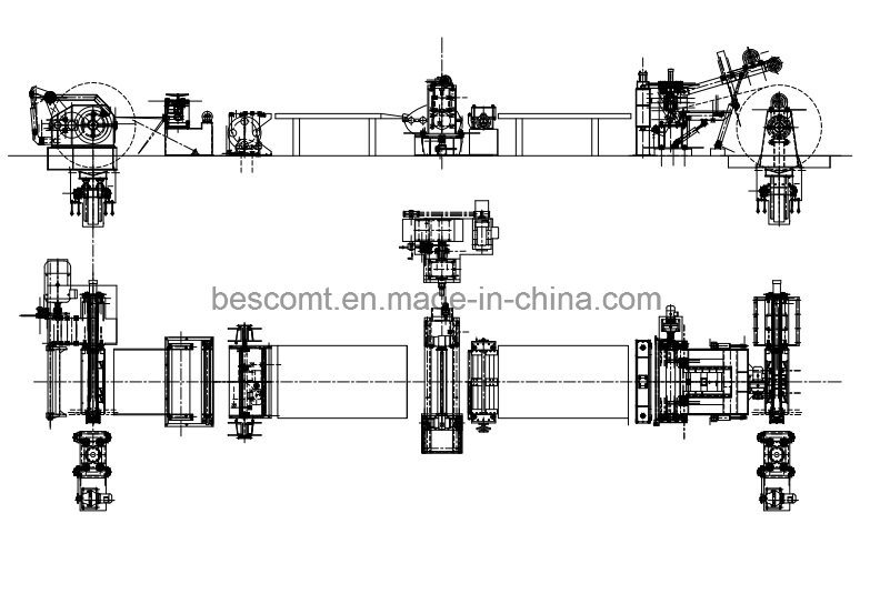  0.5-3mm Slitting Line for Steel Coil Sheet 