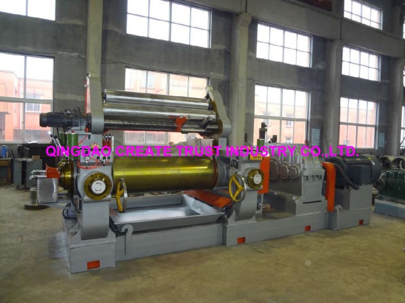  Xk-560 with Ce SGS BV ISO Cetrification Two Roller Rubber Open Mixing Mill 