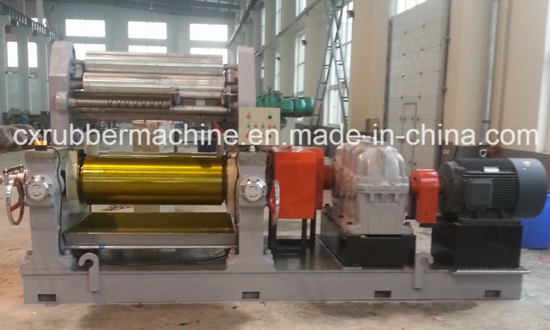  Xk-560 with Ce SGS BV ISO Cetrification Two Roller Rubber Open Mixing Mill 