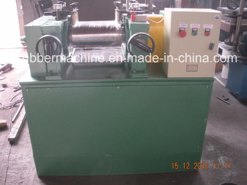  Lab Open Roll Mill/Rubber Testing Mill/Lab Use Open Two Roll Mixing Mill 