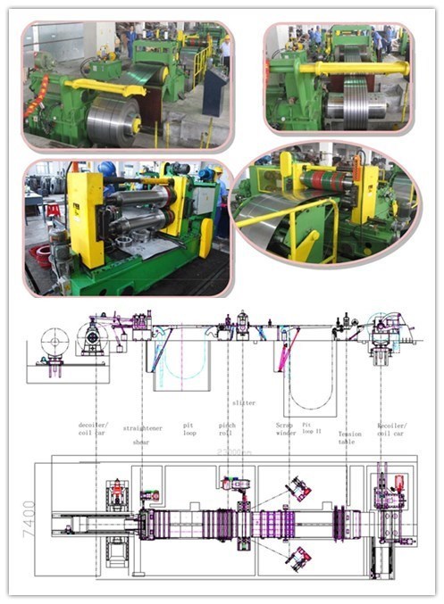  Jinan Huafei PLC Control Slitting Line 