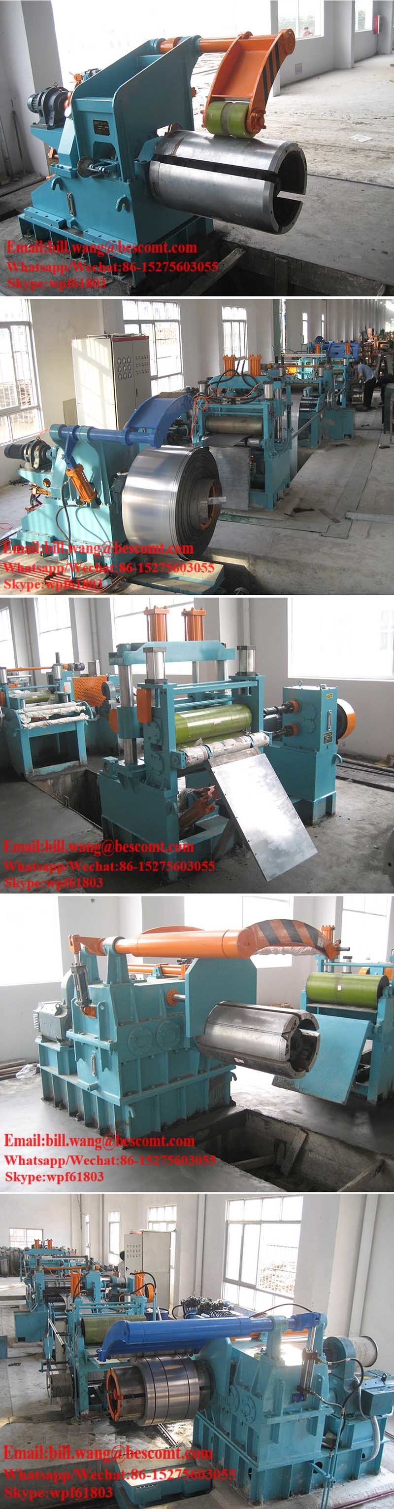  Automatic Steel Coil Slitting Line Ce ISO Certified 
