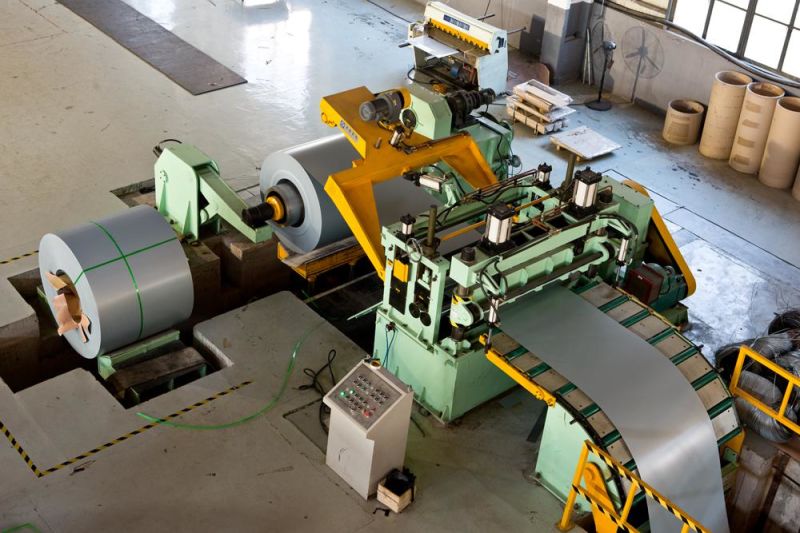  Uncoiling Levelling Slitting Recoiling Production Line 