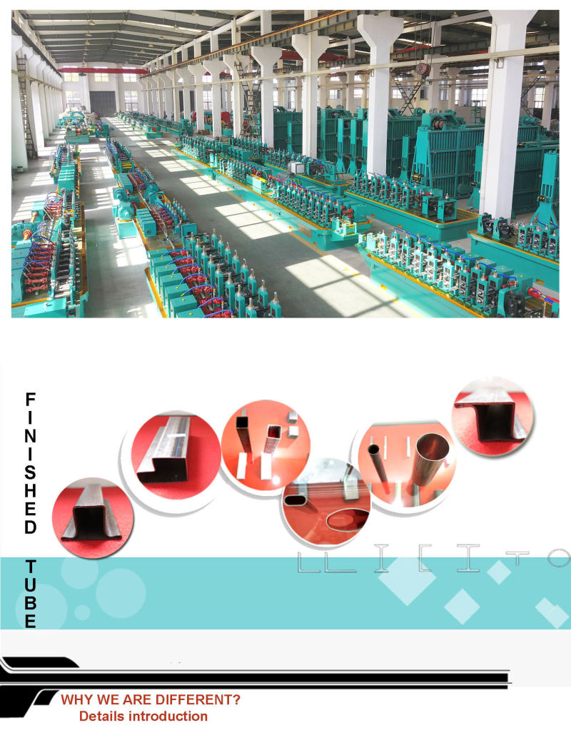  High Frequency Ms Welded Steel Pipe Production Line 