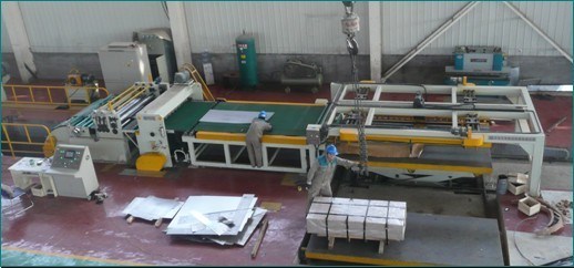  Cold/Hot Rolled Galvanized Mild Stainless Steel Cut to Length Machine Line 