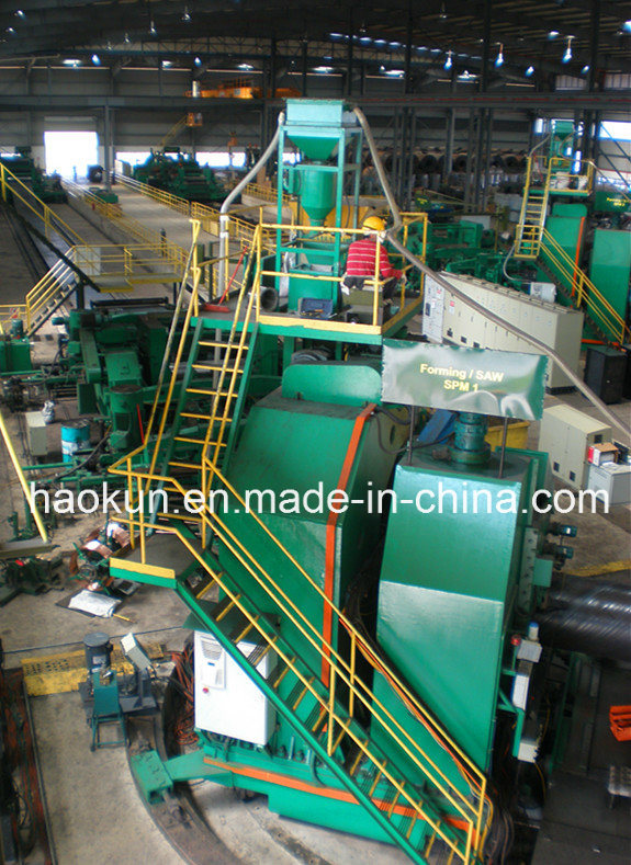  SSAW Pipe Production Line Spiral Pipe Machine 