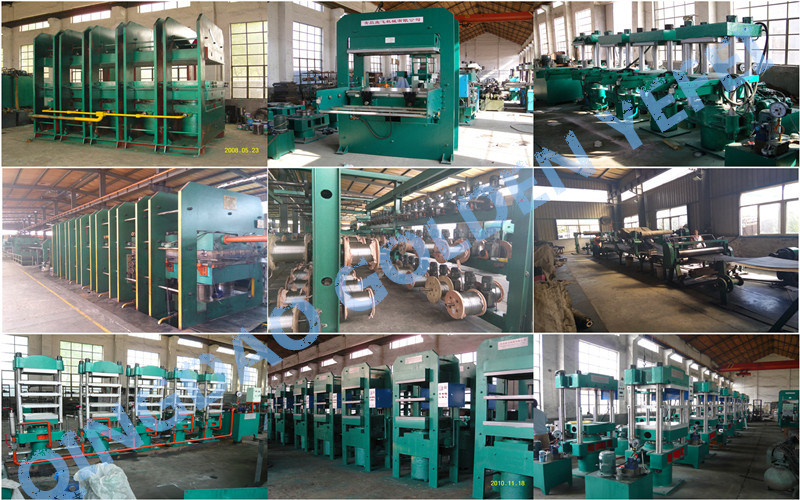  China Slab Side Vulcanizing Press Rubber Vulcanizer Machine 