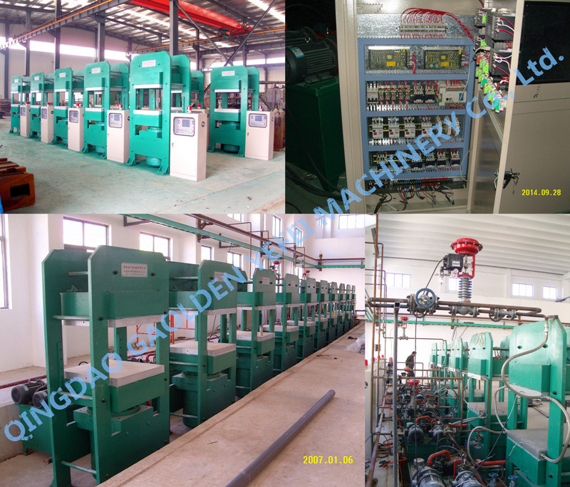  China Slab Side Vulcanizing Press Rubber Vulcanizer Machine 