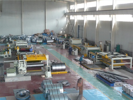 Automatic Steel Coil Slitting & Cut to Length Combined Line 2 Lines Into 1 Line 