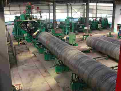 China Spiral Welded Pipe Mill