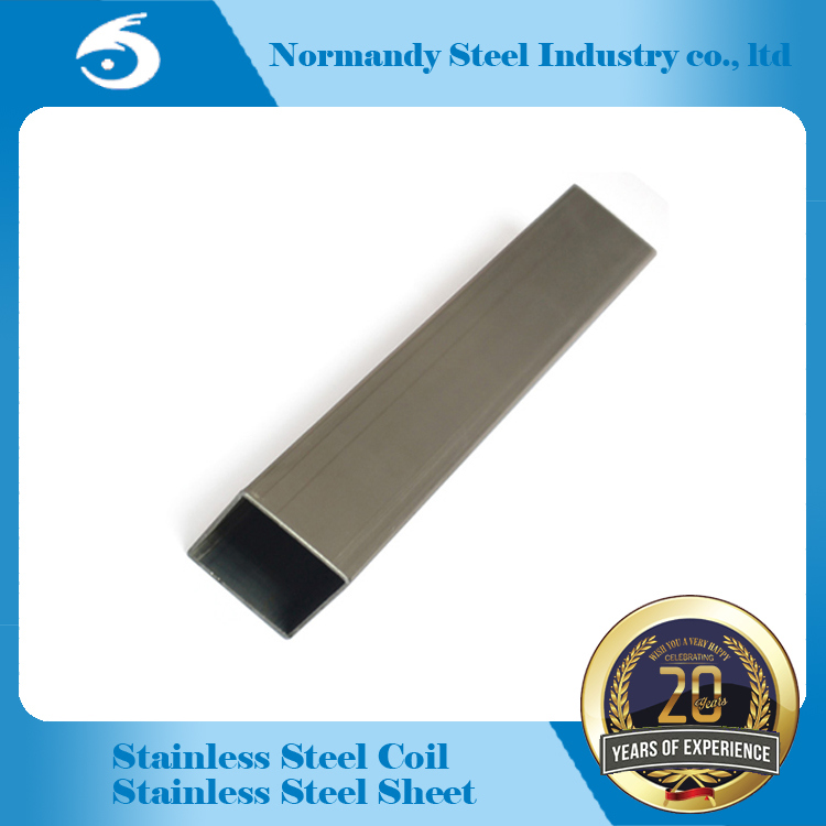 China Mill Supply 201 Welded Stainless Steel Square Pipe for Construction