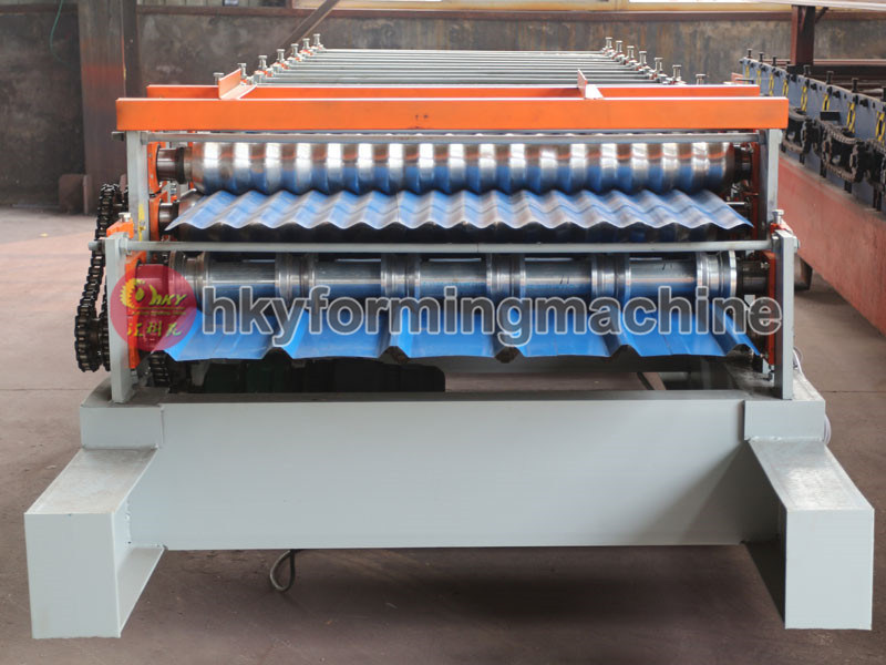  Metal Sheet Double Layer Rolled Line China 