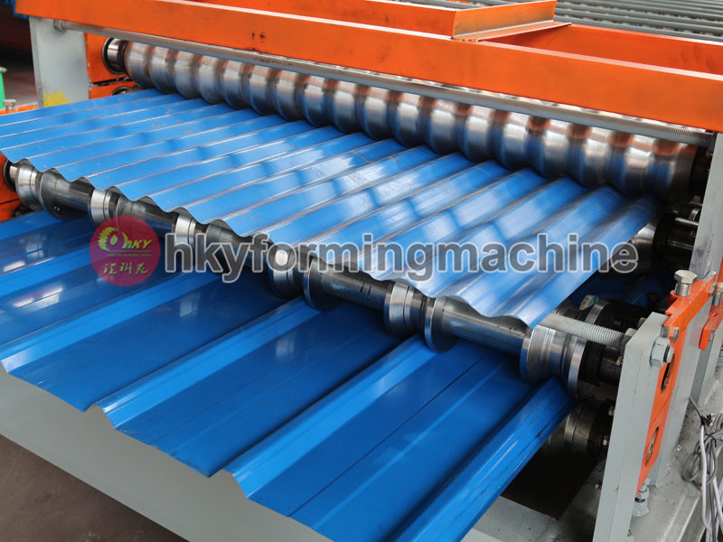  Metal Sheet Double Layer Rolled Line China 