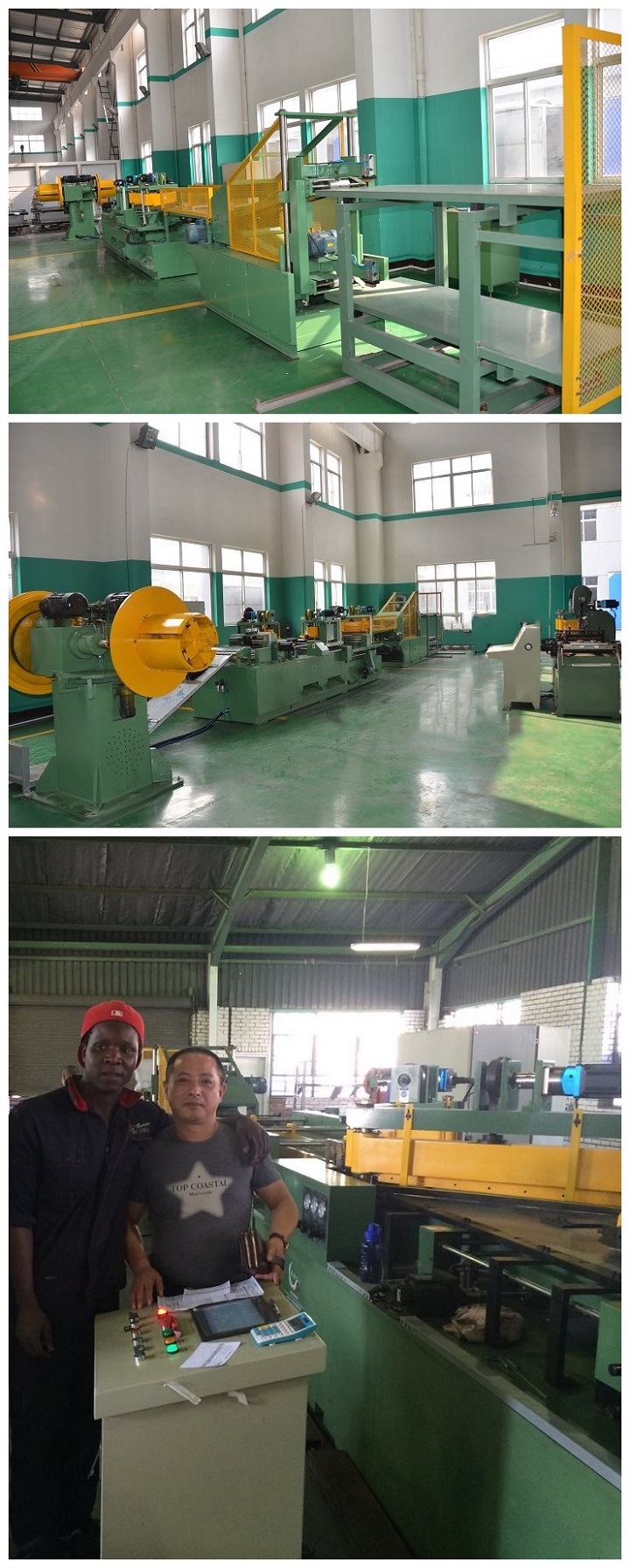 Steel Plate Leveling and Cutting Machine Line